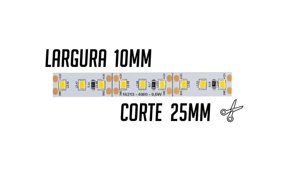 MK Iluminacao - 9,6w 120 leds flex